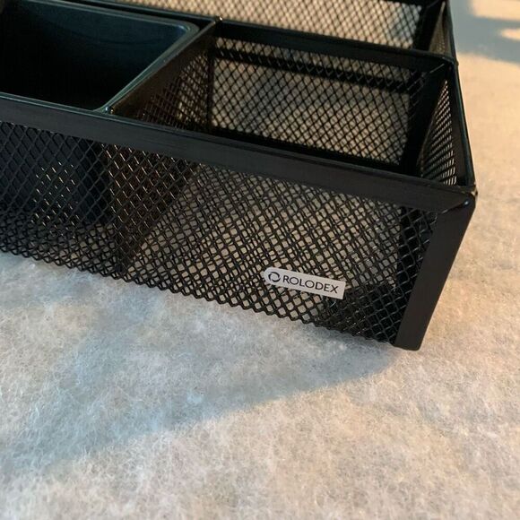 Rolodex Metal Mesh Deep Drawer Desk Organizer - Picture 2 of 5